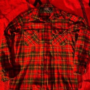 Vintage Pendleton 1960’s Red Flannel Shirt